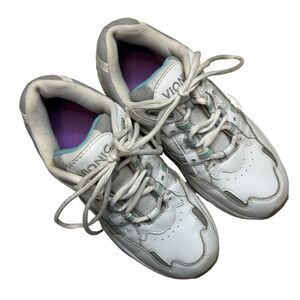 VIONIC Women's Walker Orthoheel White Sneakers Size 8 Walking Comfort